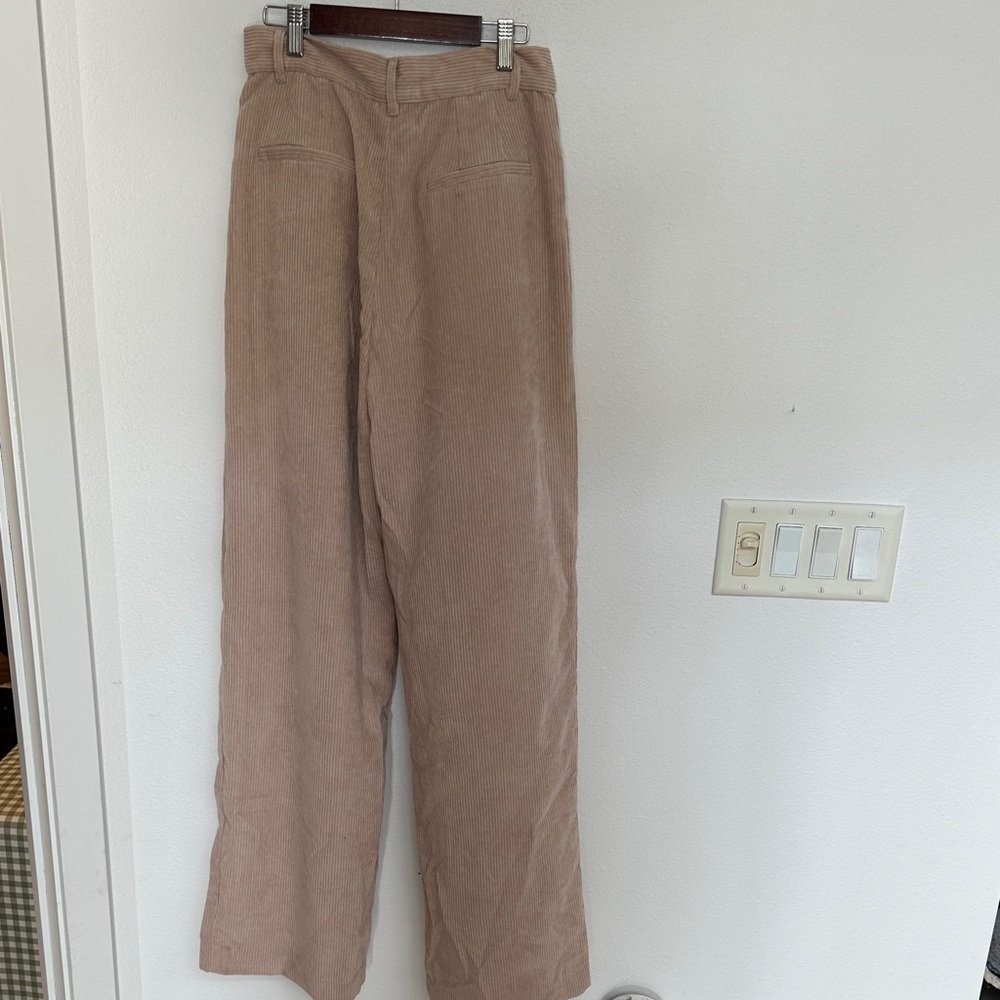 Emory Park Tan Wide Leg Pants - Picture 3 of 3